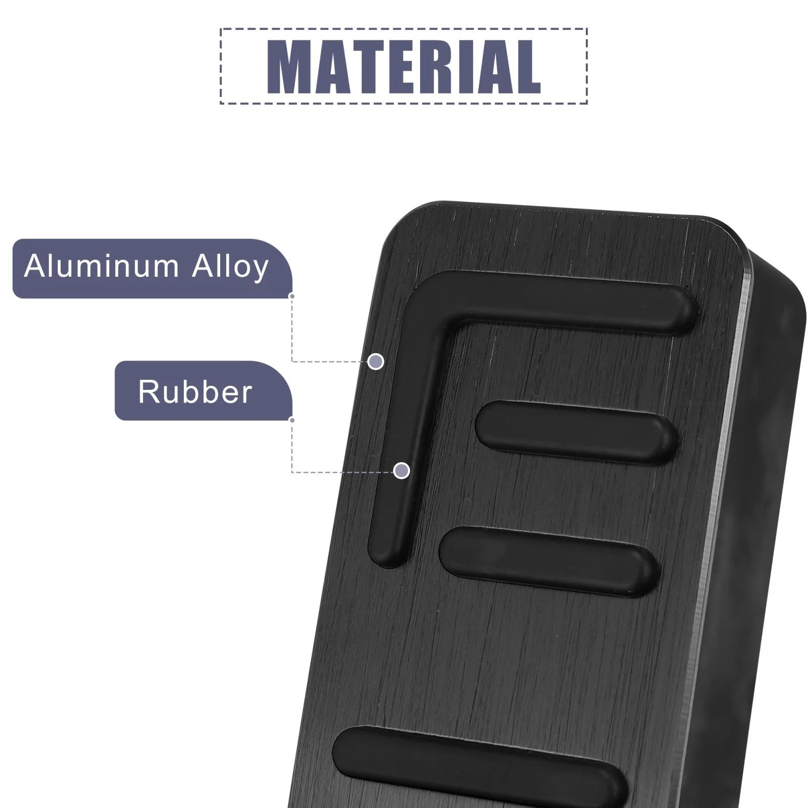 Foot Pedal Brake Gas Pad Kit for Honda Fit (2021) - Non Slip Black