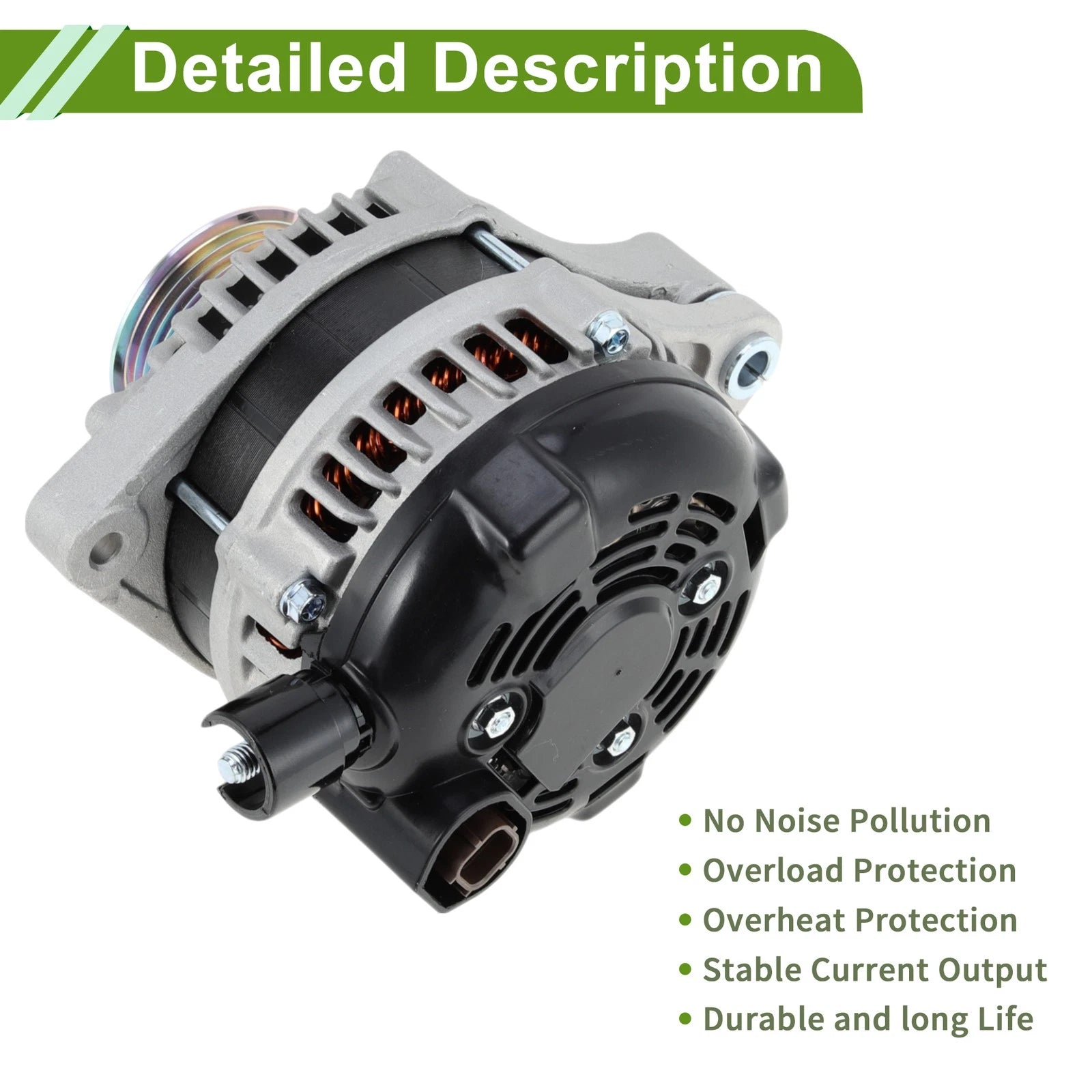Alternator 130A 12V for Honda Pilot (2009) No. 31100RGWA01