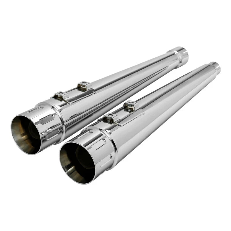 Megaphone Tapered Slip-On Exhaust Pipes for Harley Touring Road Glide (2017–2025)