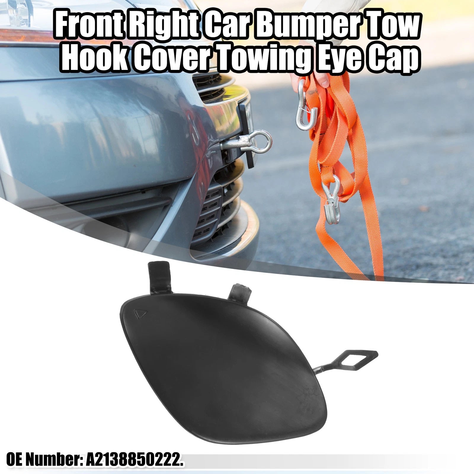 Tow Hook Cover for Mercedes-Benz E 300 (2017–2020)