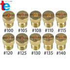 10pcs Carburetor Main Jet Kit for PWK OKO CVK (100–115)