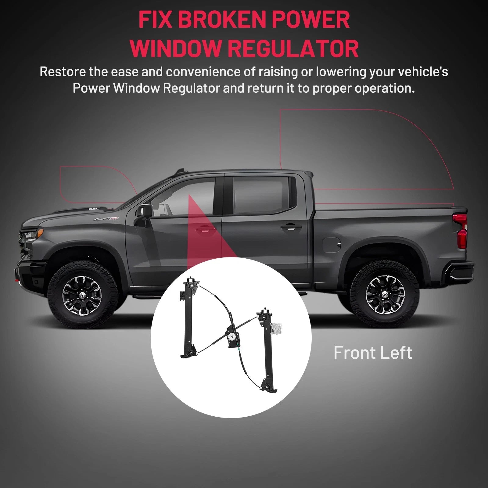 Power Window Regulator for Tesla Model S (2012–2020) 740-602