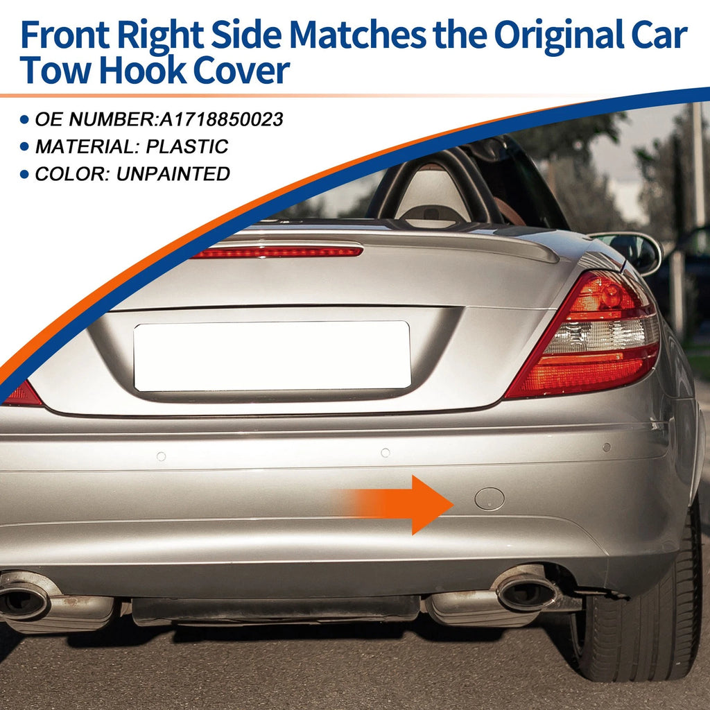 Rear Side Bumper Tow Hook Cover for Mercedes-Benz (A1718850023)
