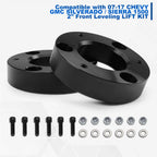 2" Strut Top Mount Lift Kit Spacers for Silverado Sierra 1500 (2007–2022)