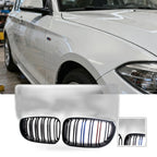 Double Line M Style Grille for BMW 1 Series E81 E87 (2008–2011) Gloss