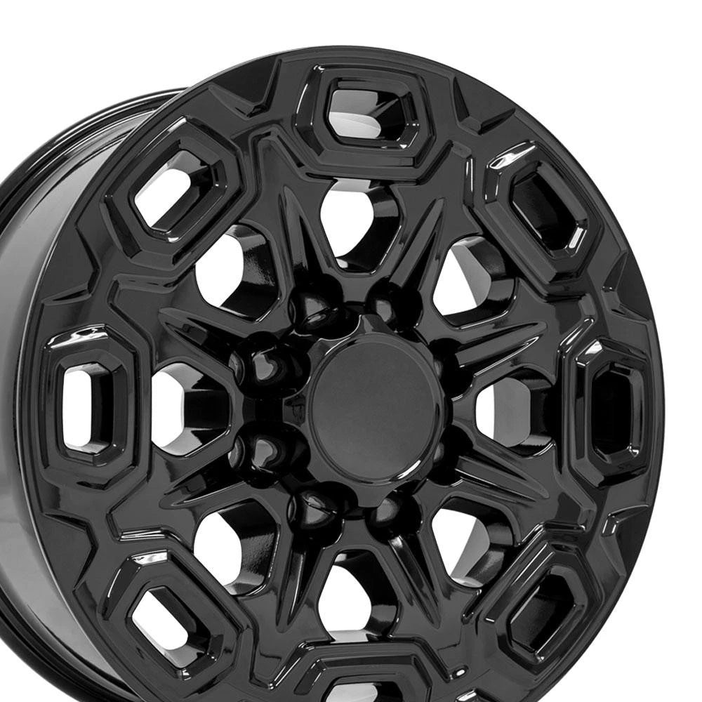 20" Black Wheel for 2011-2024 GMC Sierra 3500 HD - RVO4814 - RVO4814