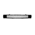 Replacement Black Textured Polypropylene Front Lower Bumper Cover Grille