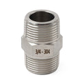 3/4" BSPT Male to 3/4" BSPT Male Stainless Steel Pipe Fittings