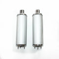 Twin Exhaust Pipe & Silver Alloy Mufflers for 110cc Dinosaur Style Quad ATV