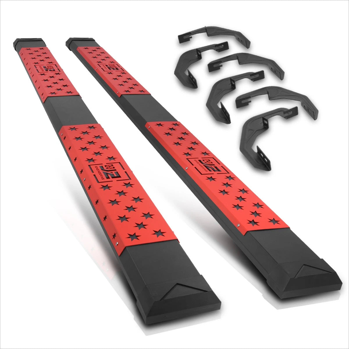 J2 Powdercoated 6" Side Step Running Boards for Silverado/Sierra (2007–2019)