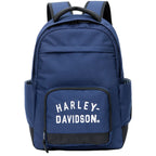 Rugged Twill Water Resistant Backpack for Harley-Davidson (90224-BLUE)