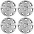 15" Push-on Silver Wheel Cover Hubcaps for 2003-2004 Honda Accord