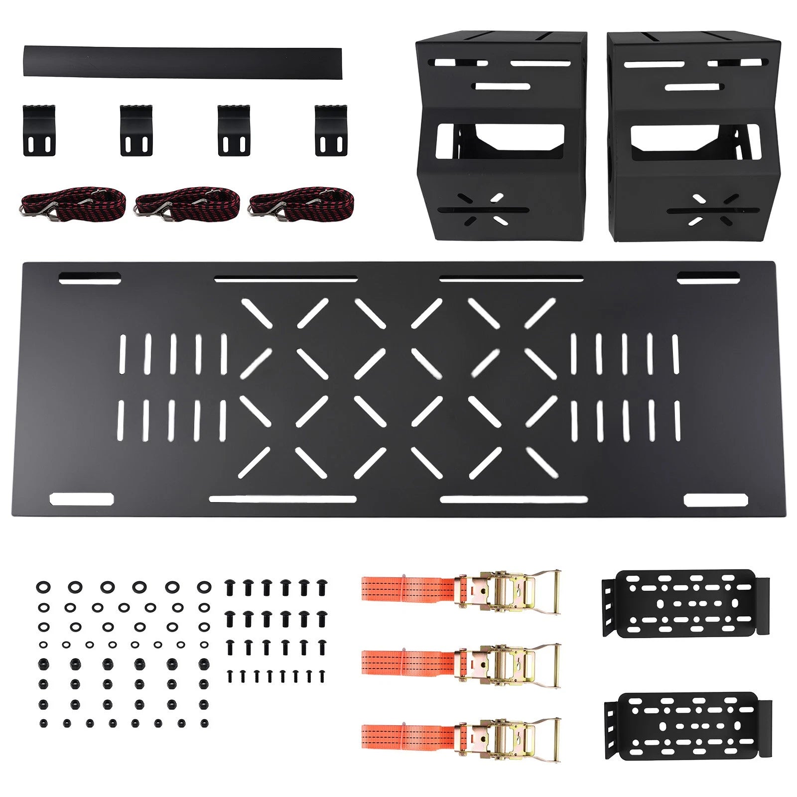 Heavy Duty Spare Tire Cargo Rack 80lb 27"-32" for Jeep Wrangler Ford Bronco