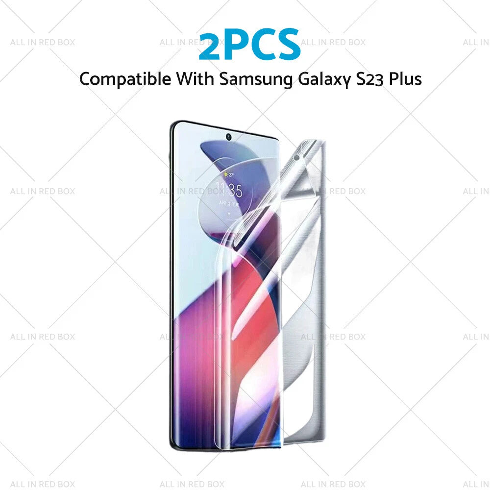 2X Screen Protector Film for Samsung Galaxy S23 Plus Ultra (2023)