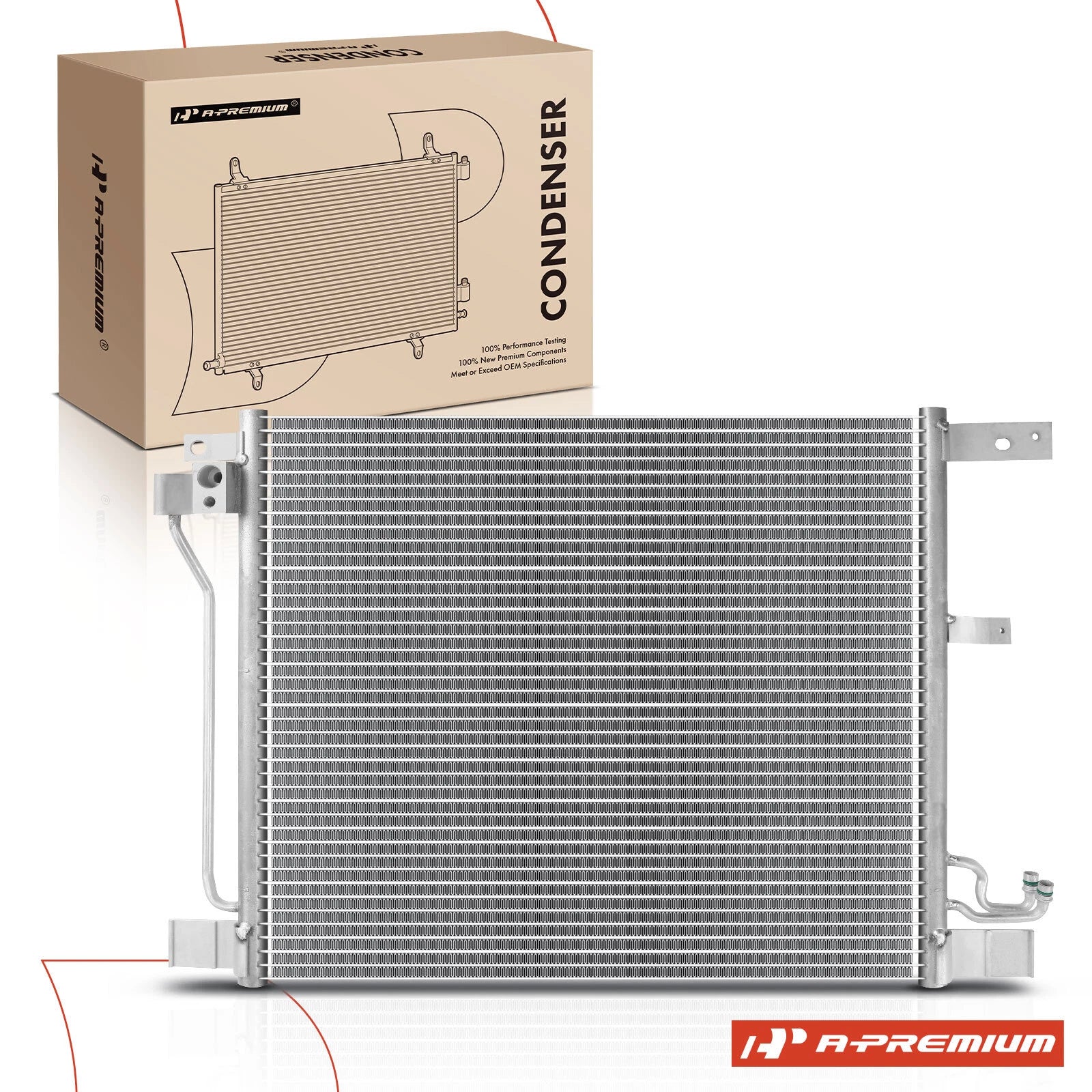 A/C Condenser with Bracket for Nissan Juke (2011–2017)