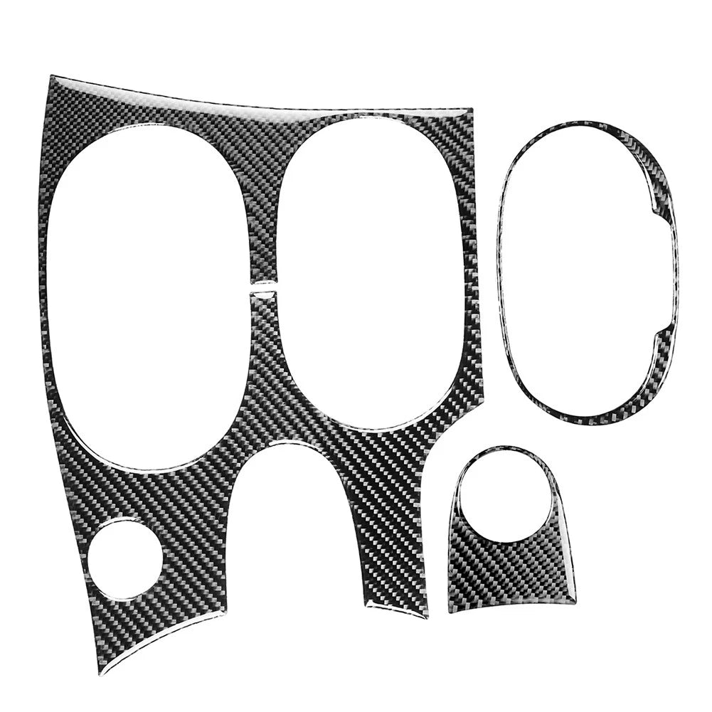 Carbon Fiber Center Console Gear Shift Panel Trim for Chevrolet Corvette C6 (2005–2013)
