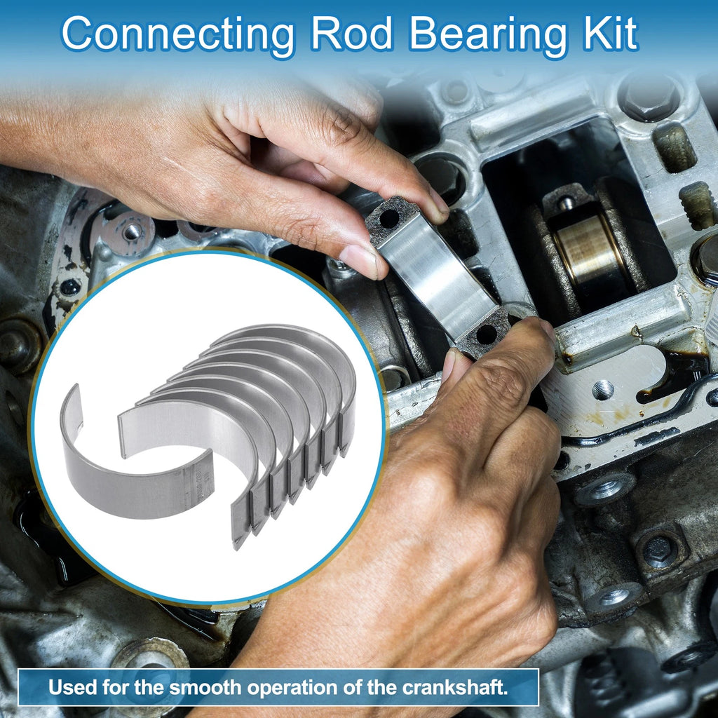 Set of 8 Connecting Rod Bearings No.2306026040 for Hyundai Accent (1995–2000)