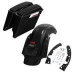 5" Stretched Saddle Bags & Rear Fender for Harley Electra Glide (2009–2013)