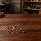 6 Piece Cobalt Drill Bit Set for Stainless Steel (Sizes Marked)