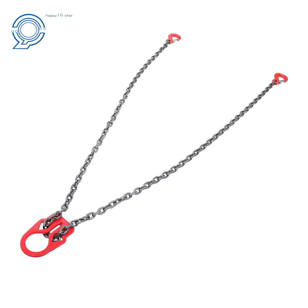 Set of 2 Lifting Chains with Adjuster Hooks 5/16 Inch x 10 Ft 7000lbs