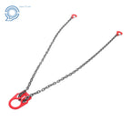 Set of 2 Lifting Chains with Adjuster Hooks 5/16 Inch x 10 Ft 7000lbs