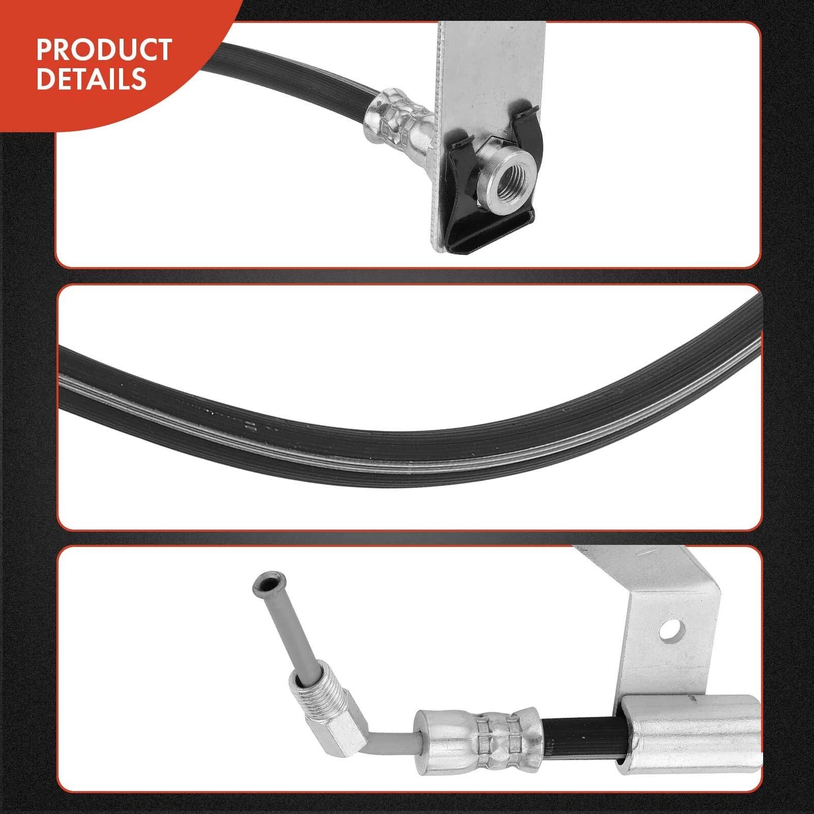 2X Rear Brake Hydraulic Hose for Chrysler Sebring (1996-2000)
