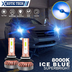 LED Headlight Bulbs 8000K Blue for Honda Accord (2013–2017)
