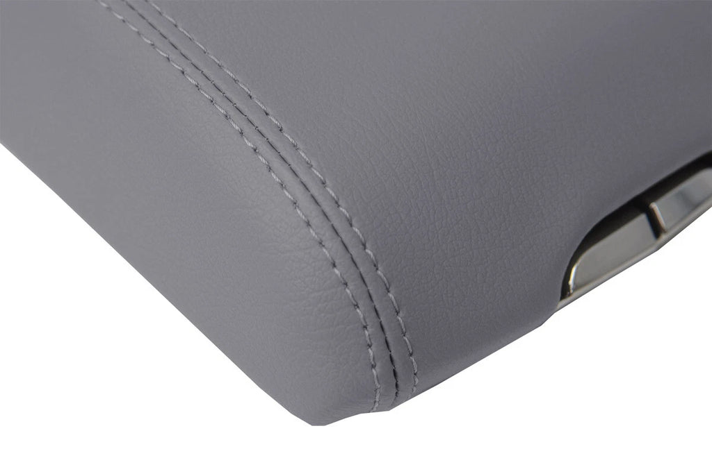 Center Console Armrest Cover for Cadillac SRX (2010–2016) Gray Leather