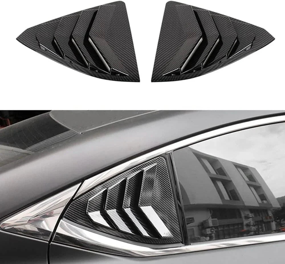 Rear Window Vent Shutter Louver Cover for Lexus ES (2019–2023)