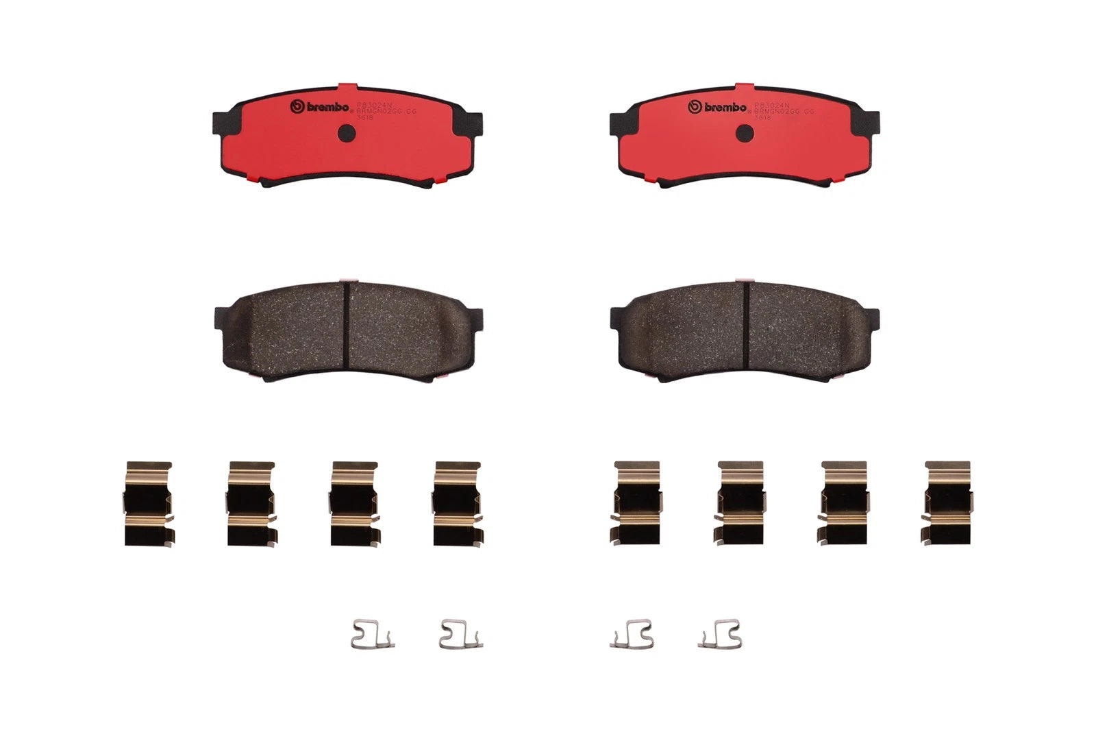 Rear Brake Pad Set NAO Ceramic for Lexus GX460 Toyota 4Runner (2010–2023)