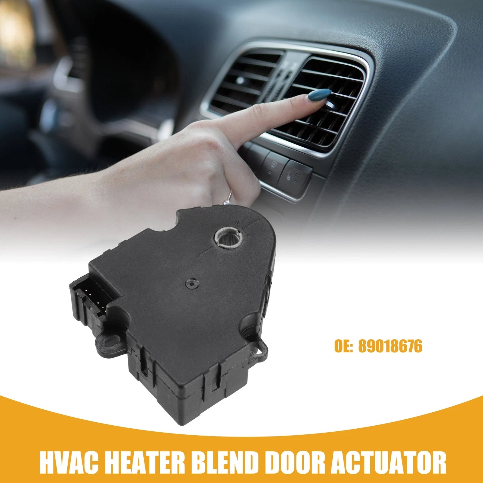 HVAC Heater Blend Door Actuator No. 89018676 for Chevrolet Trailblazer (2003–2009)