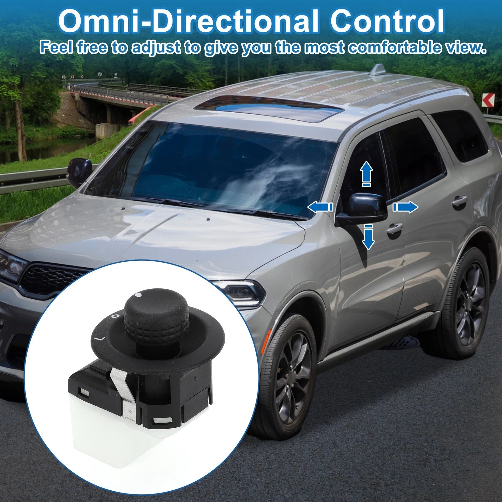 Car Mirror Switch No. 56040694AC for Dodge Avenger Dakota Durango (2008–2014)
