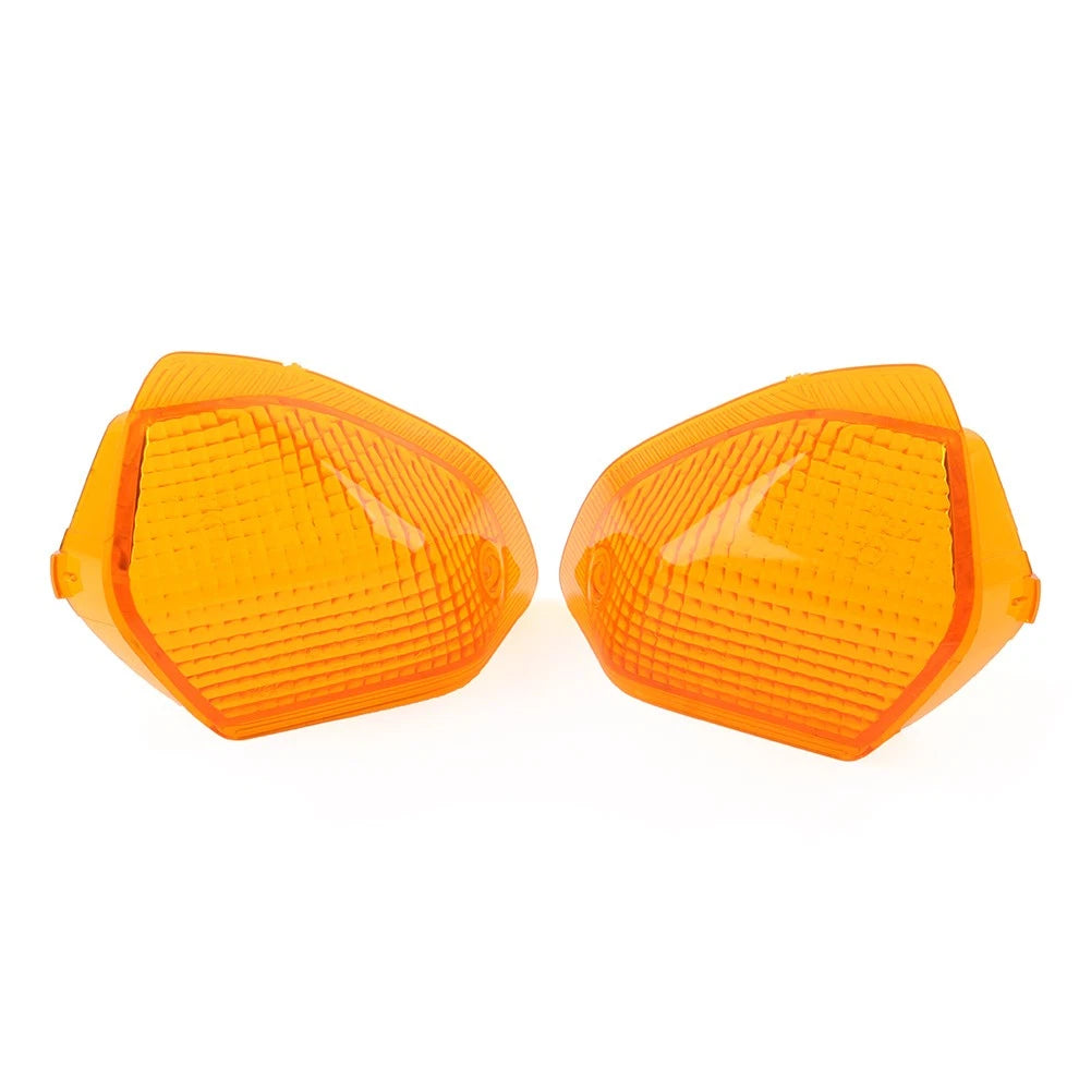 2X Rear Turn Signal Indicator Lens Amber for Kawasaki ZZR400 (1993–2003) ZZR600 (1993–2008)