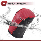 1Pc Gear Shift Knob Cover for Subaru Forester (2006–2012) Red Faux Leather