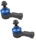 Set of 2 Front Outer Steering Tie Rod Ends for Hyundai Tiburon (1997–2008)
