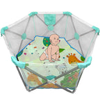 Portable Mesh Playard for Dogs & Kids (Home, Park, Beach)