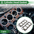 Set of 2 Cylinder Head Gaskets for Honda Accord (2008–2017) No. 12261R70A01
