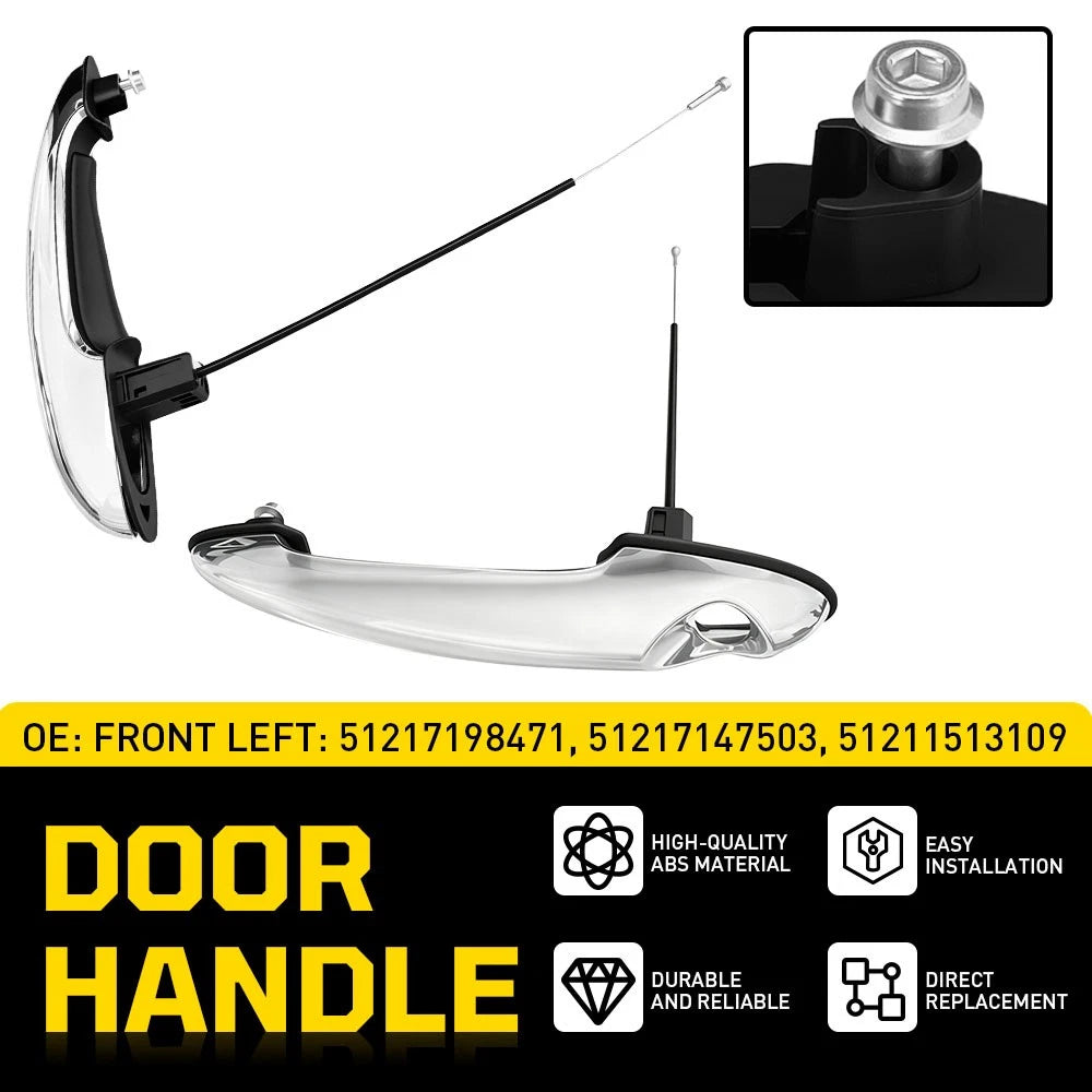 Door Handle Pair for Mini Cooper R50 R52 R53 R55 R56 R57 (2001–2013)