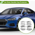 Car Door Handle Cup Protector for Honda CR-V CRV Chrome Silver Tone 4 x Pcs