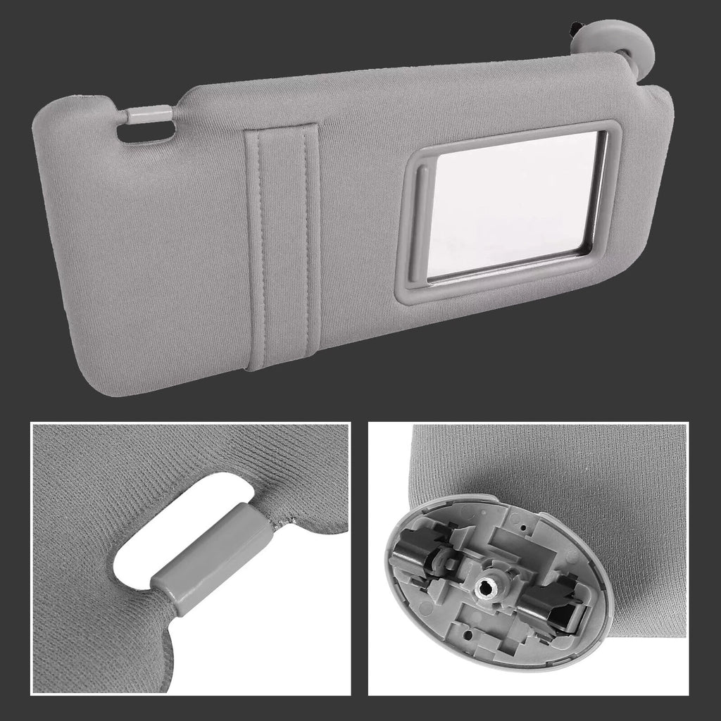 Right Passenger Side Sun Visor for Toyota Camry (2007–2011)