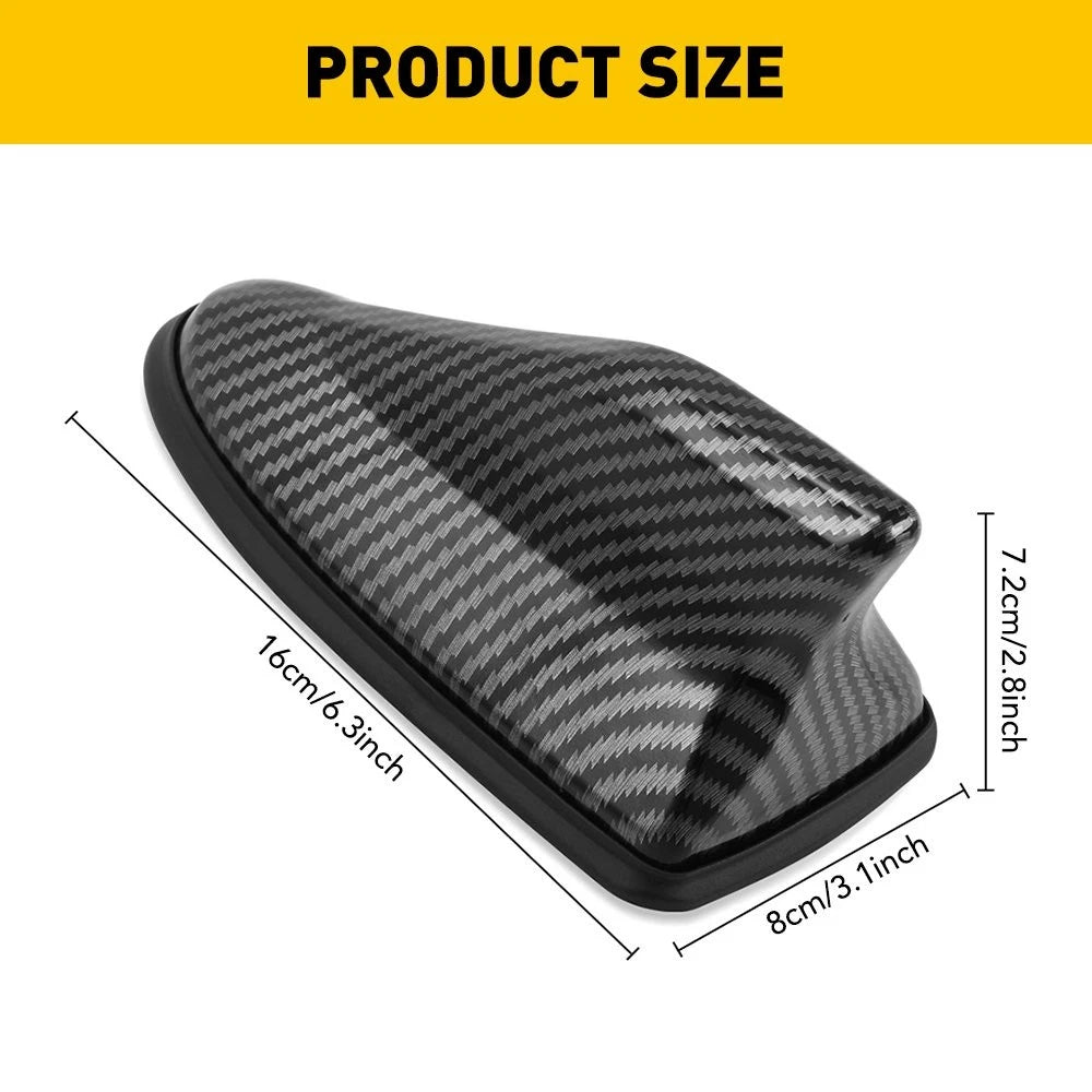 Shark Fin Antenna for Universal Vehicles (16CM, Carbon Fiber)