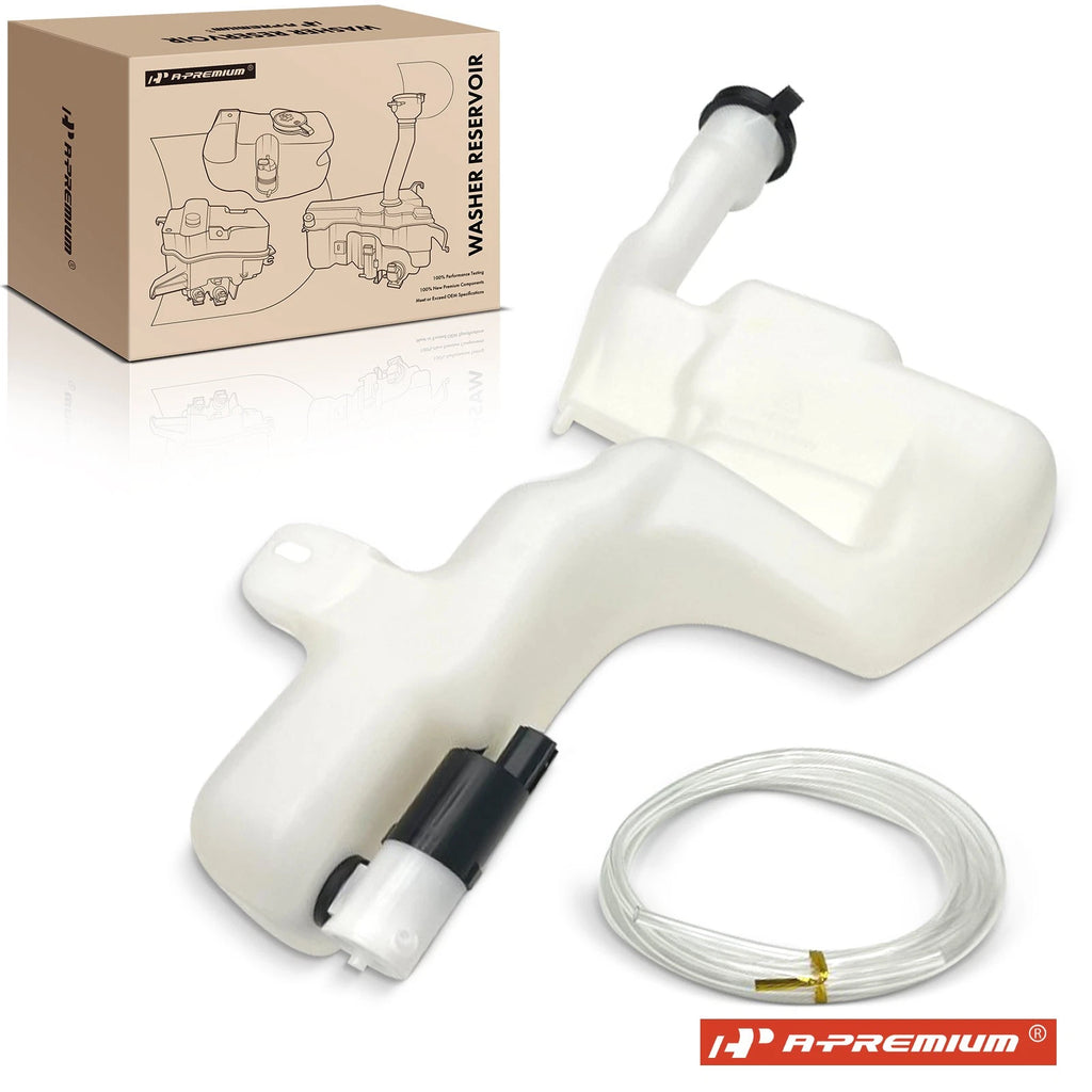 Windshield Washer Reservoir with Pump and Cap for Ford Fiesta (2011–2019)