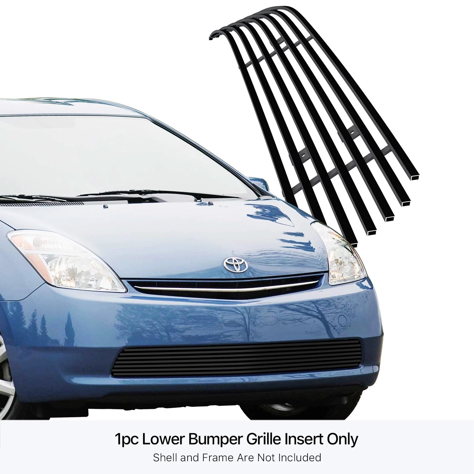 Stainless Black Billet Grille Insert for Toyota Prius (2006-2009)
