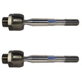 Set of 2 Front Inner Male Thread Steering Tie Rod Ends for Lexus Toyota