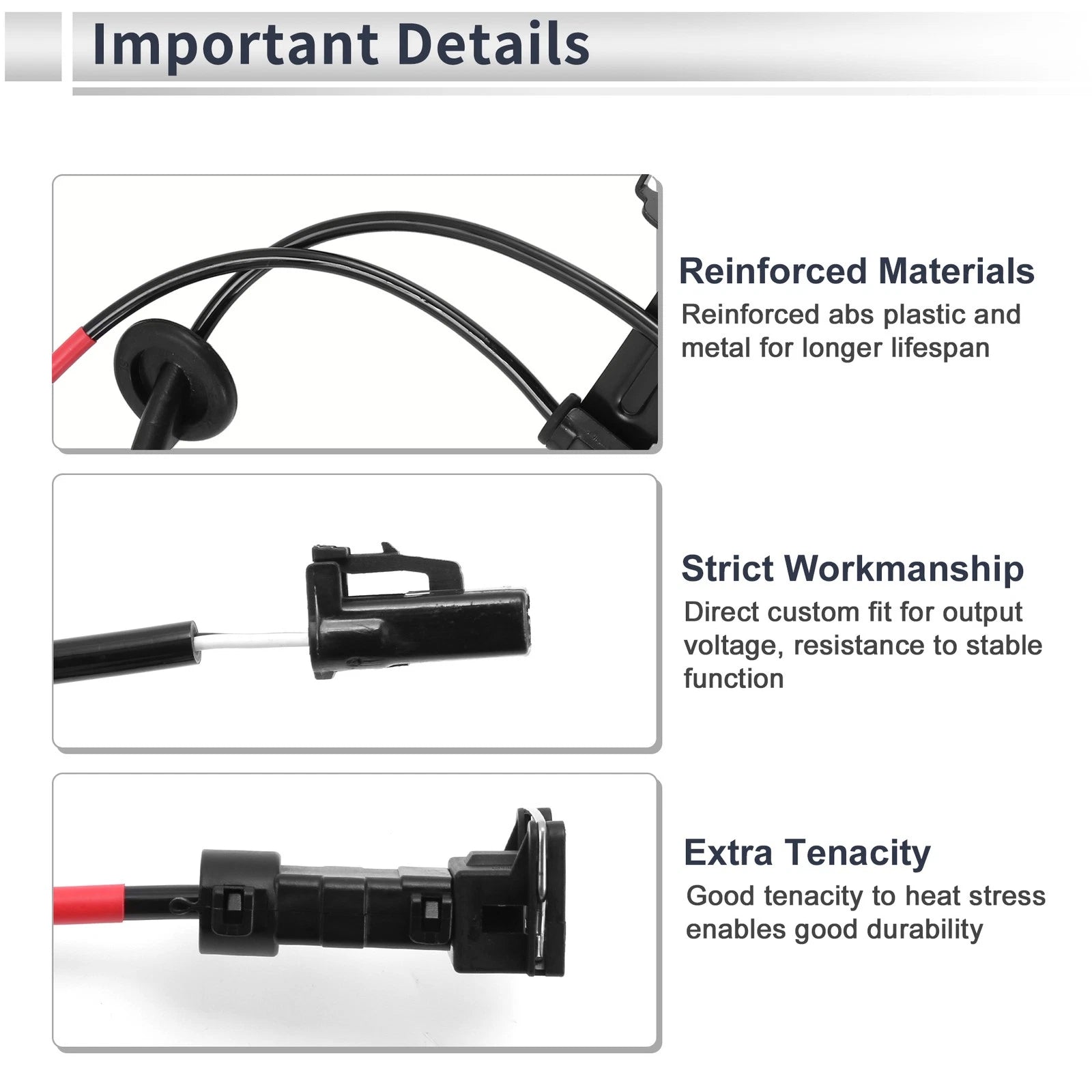ABS Wheel Speed Sensor No. 91921F2000 for Hyundai Elantra (2016–2019)