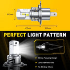 CANBUS H4 9003 LED Headlight Bulbs for Universal Vehicles (2010–2023)