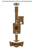 EVA Foam Teak Deck Flooring Mat for Mastercraft X25 (2011)