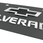 Bowtie Emblem Mirror 3D Black for Chevrolet Silverado (2014–2018)