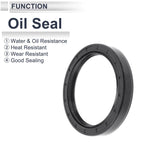 Set of 5 Oil Seal Rotary Shaft Seal Nitrile Rubber 70x90x13mm