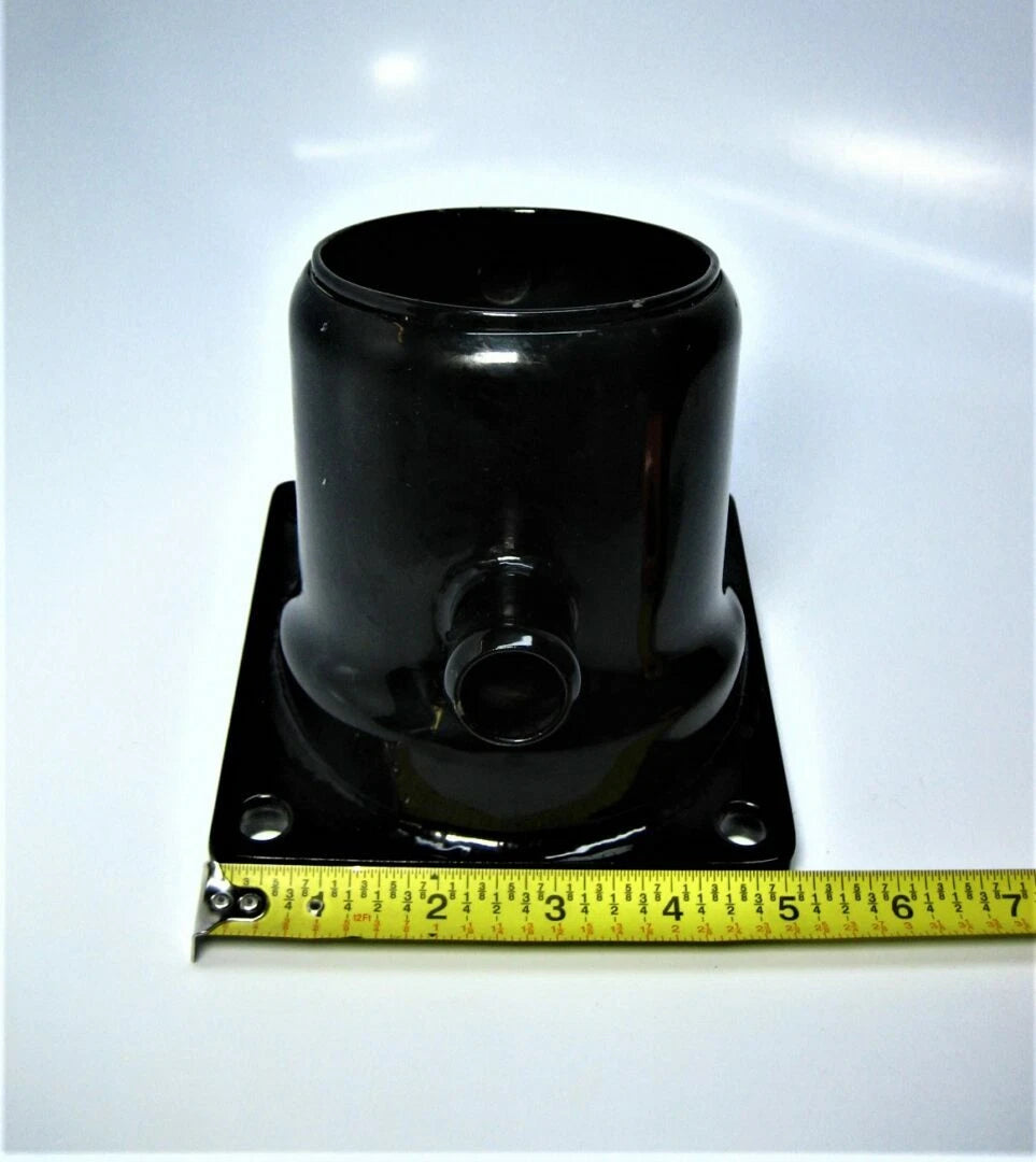 Black Aluminum Exhaust Mixing Elbow for MG-363 (3-1/2" I.D. x 3-3/4" O.D.)